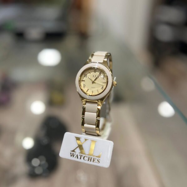 Reloj XL 670 Nat/Dorado