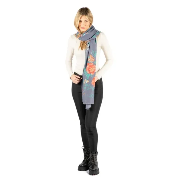 BLOSSOM PASHMINA AZUL