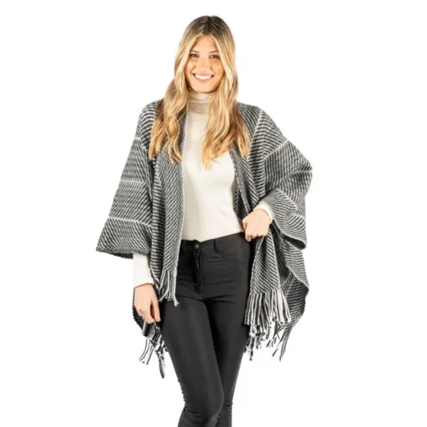 QUEEN PONCHO NEGRO