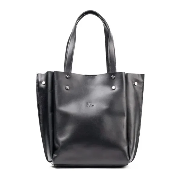 VERA SHOPPER CUERO NEGRO