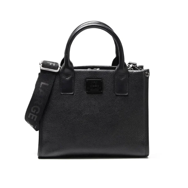 SONIA TOTE NEGRO CUERO