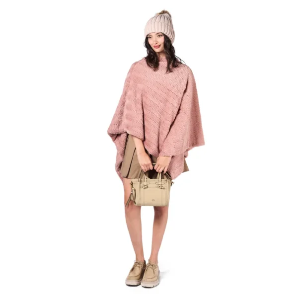 PRAGA PONCHO ROSA