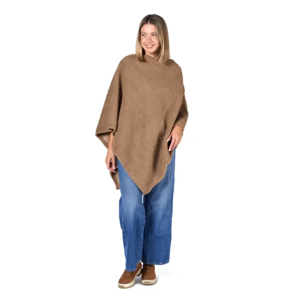 RIGA PONCHO TAUPE