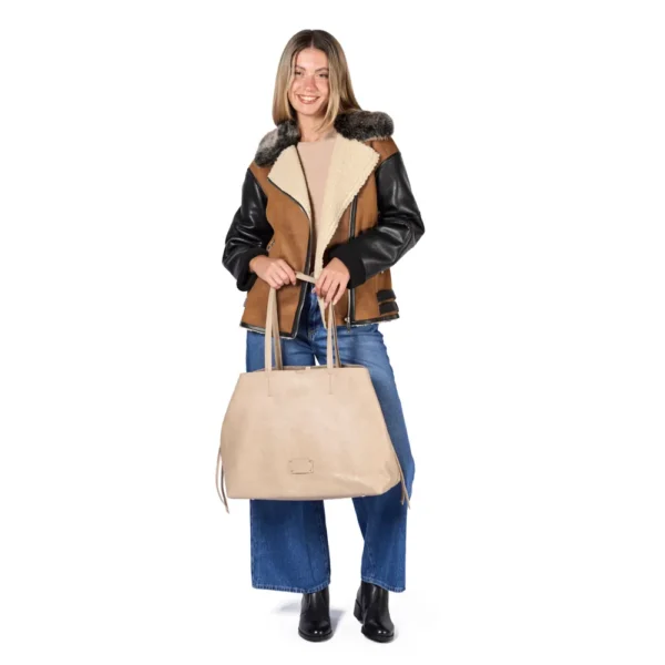 CASANDRA CARTERA GRANDE TAUPE