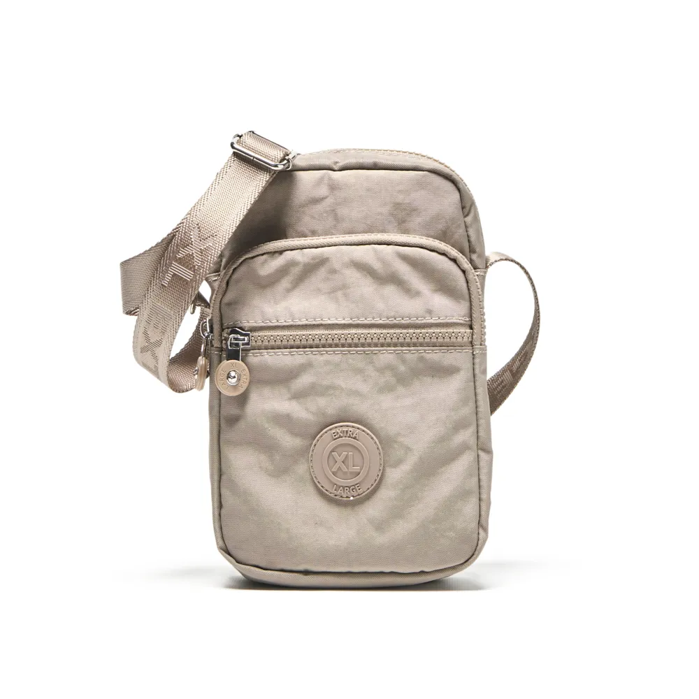 EVAN BANDOLERA MINI TAUPE