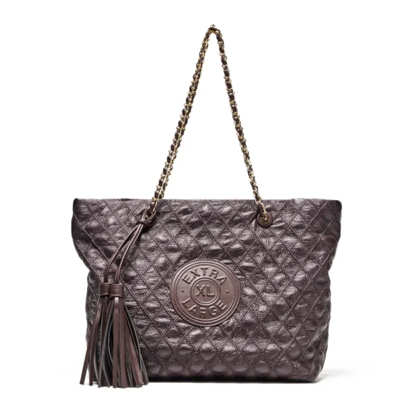 LOURDES TOTE CHOCOLATE