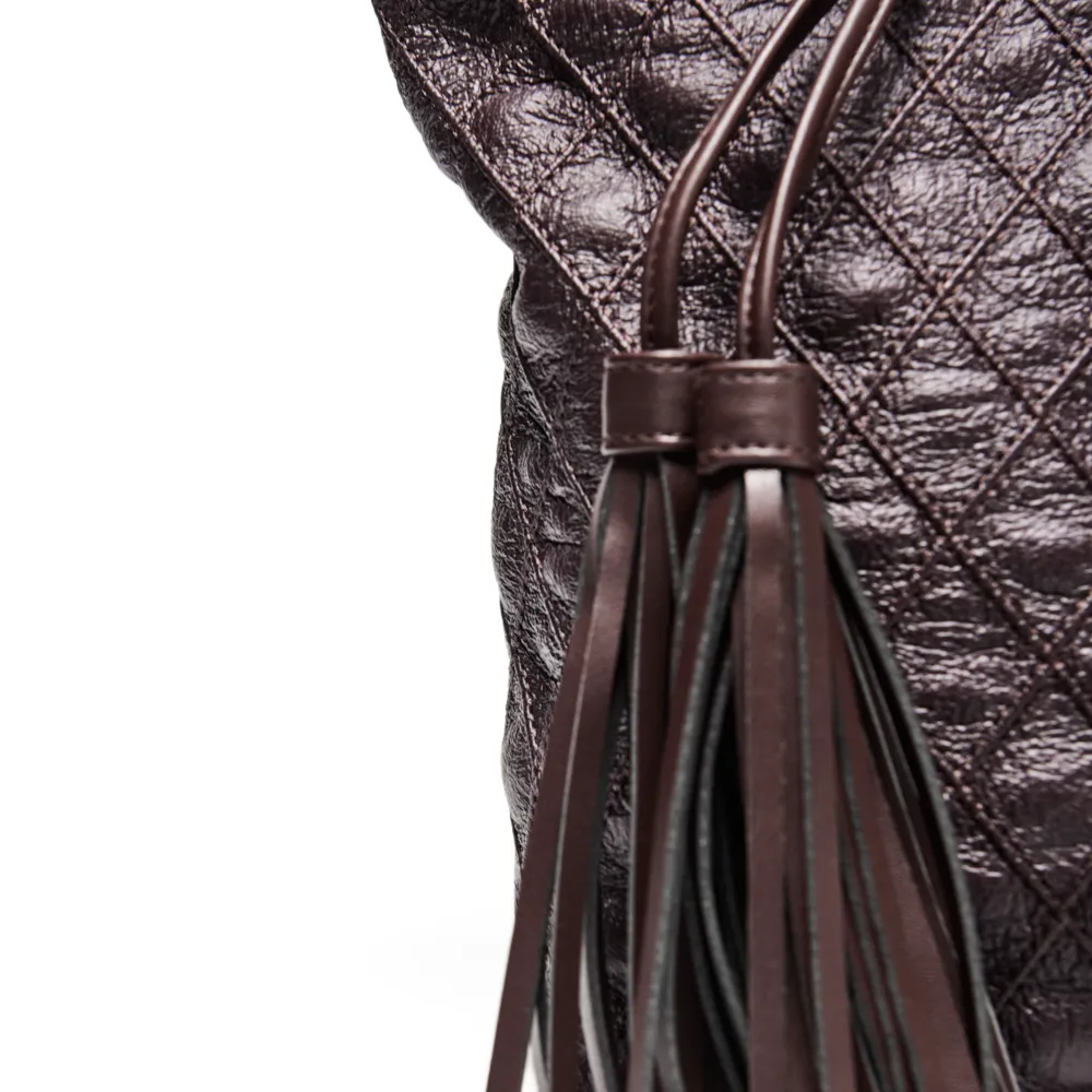 LOURDES TOTE CHOCOLATE - Imagen 3