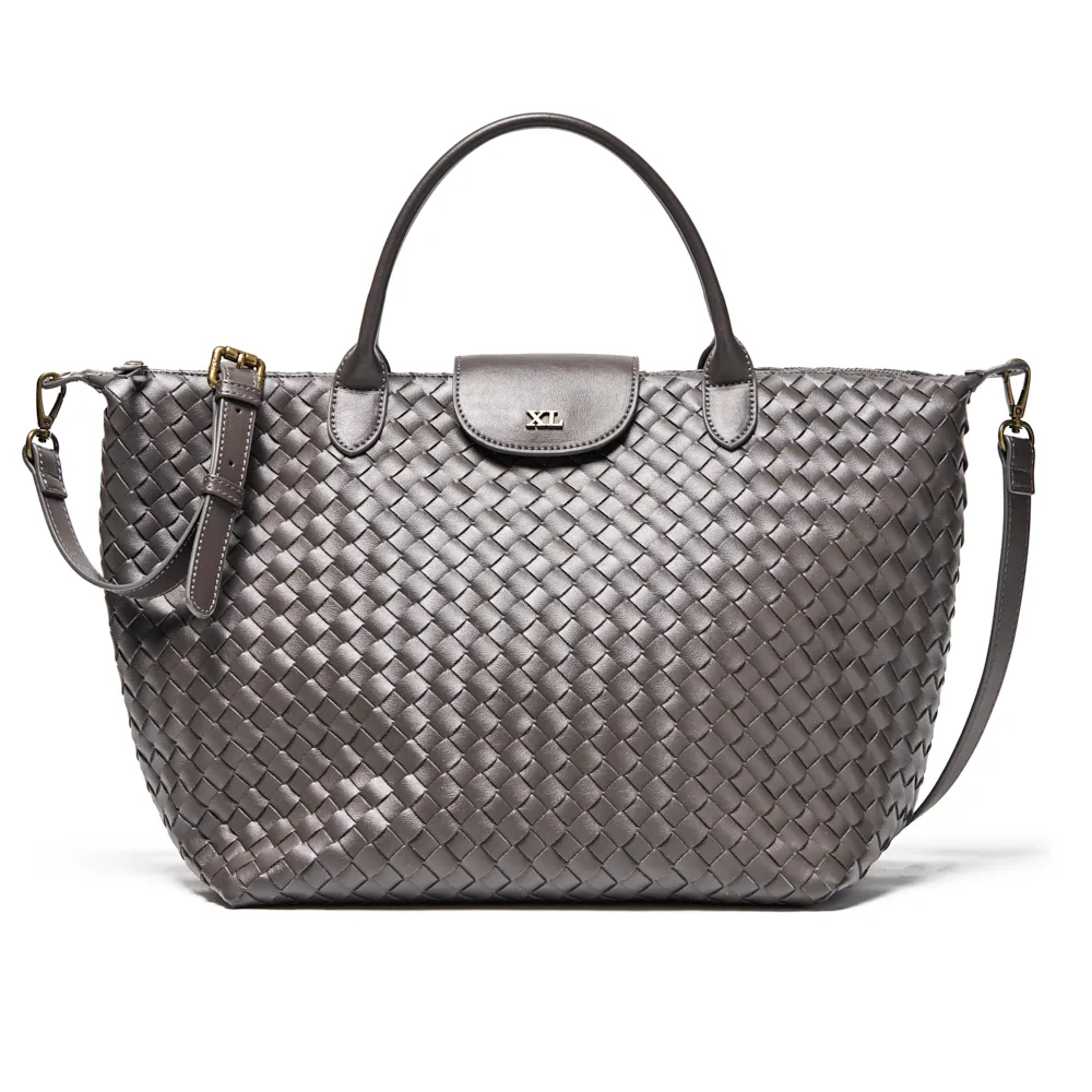 VALENA CARTERA GRANDE GRIS