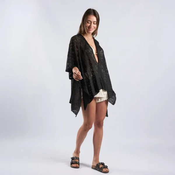 PILI KIMONO NEGRO