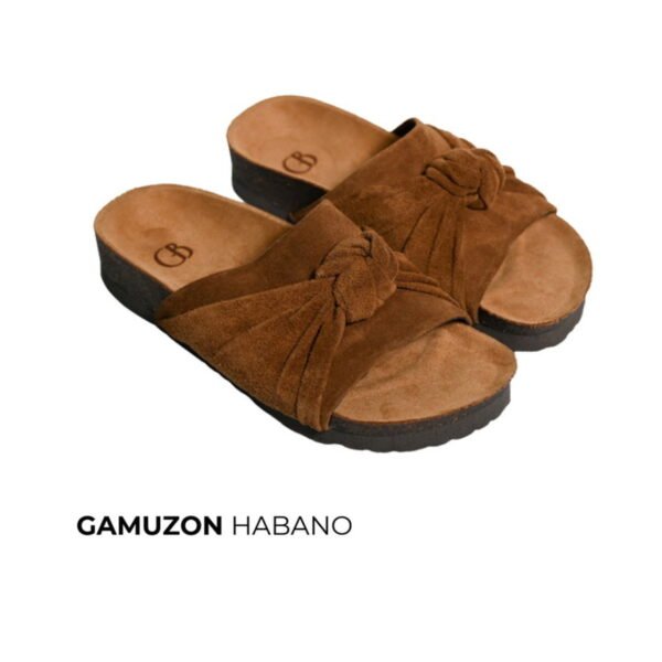 SANDALIA BK20 GAMUZA HABANO