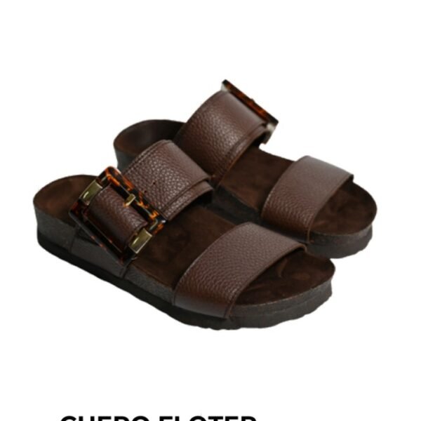 SANDALIAS BK23 CUERO CHOCOLATE